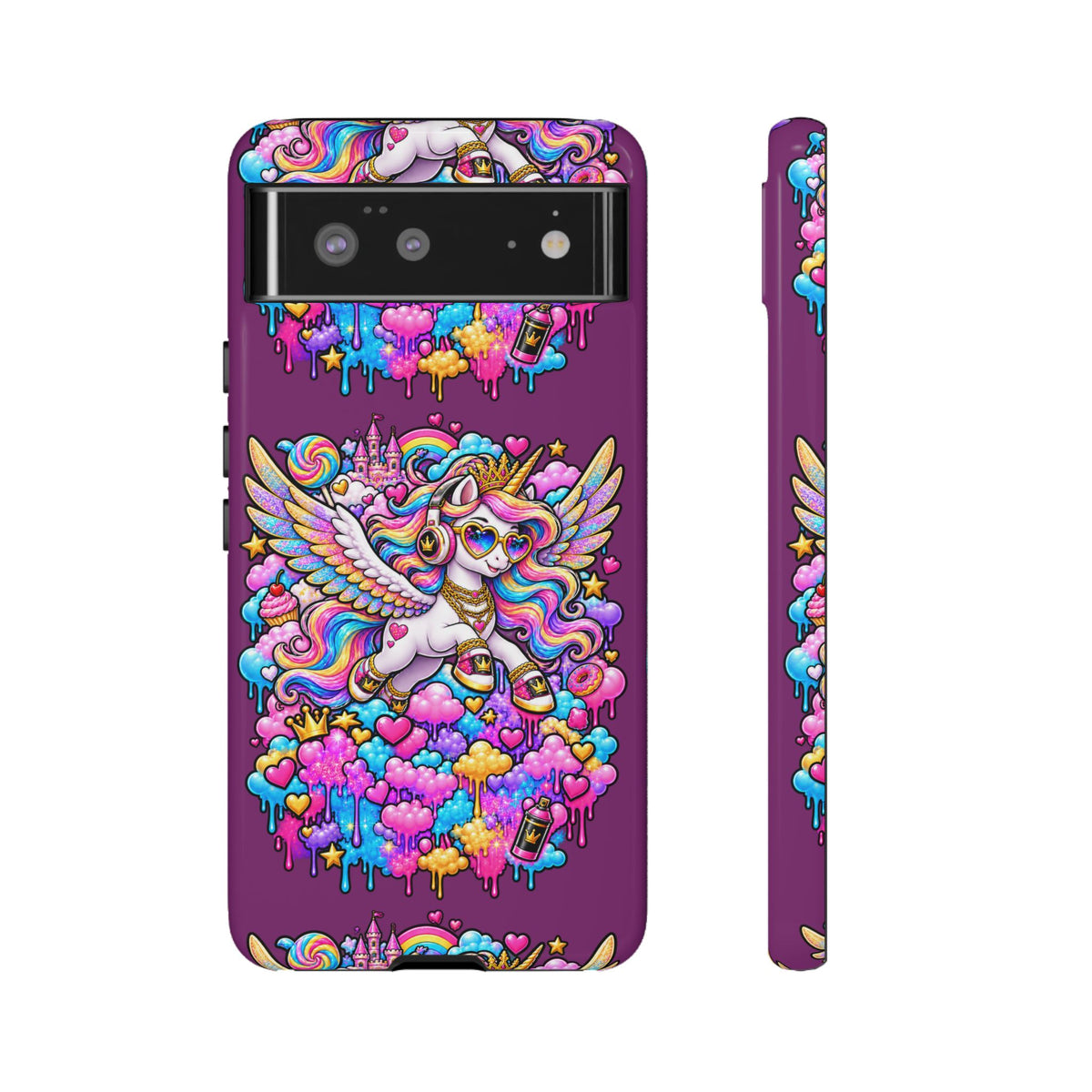 Unicorn Cute Tough Case — Colorful Rainbow Pegasus Phone Case