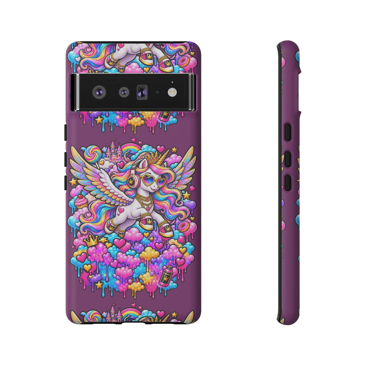 Unicorn Cute Tough Case — Colorful Rainbow Pegasus Phone Case
