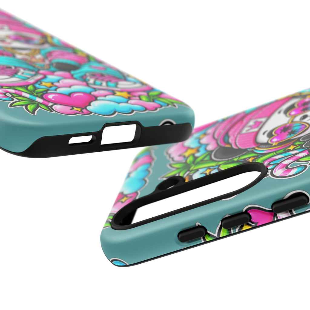 Cute Panda Phone Case Glam Panda Tropical Design
