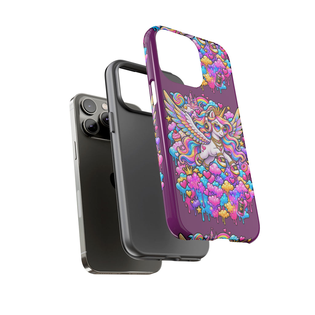 Unicorn Cute Tough Case — Colorful Rainbow Pegasus Phone Case