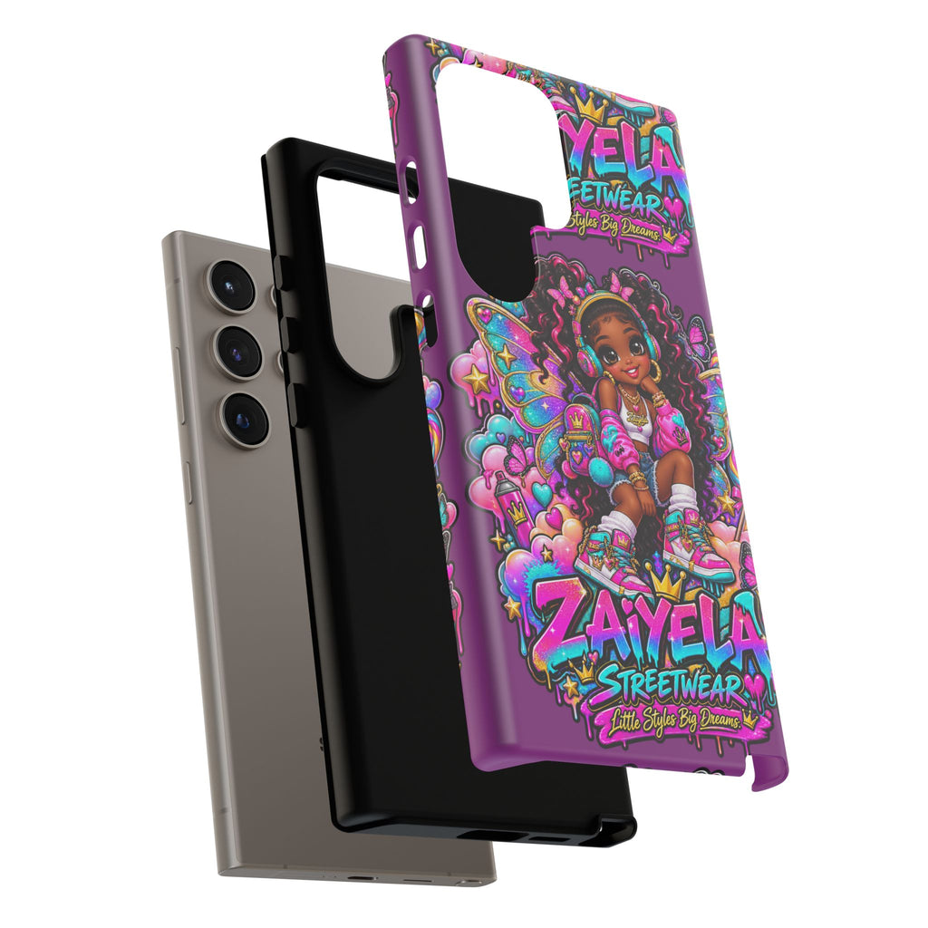 Cute Afro Rainbow Fairy Phone Case Fairy Streetwear Princess Protective Cover