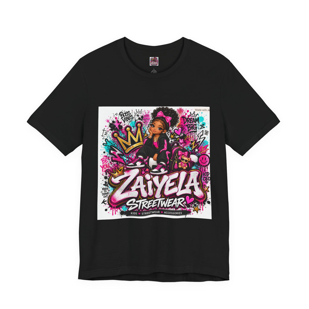 Zaiyela Streetwear Graffiti Tee