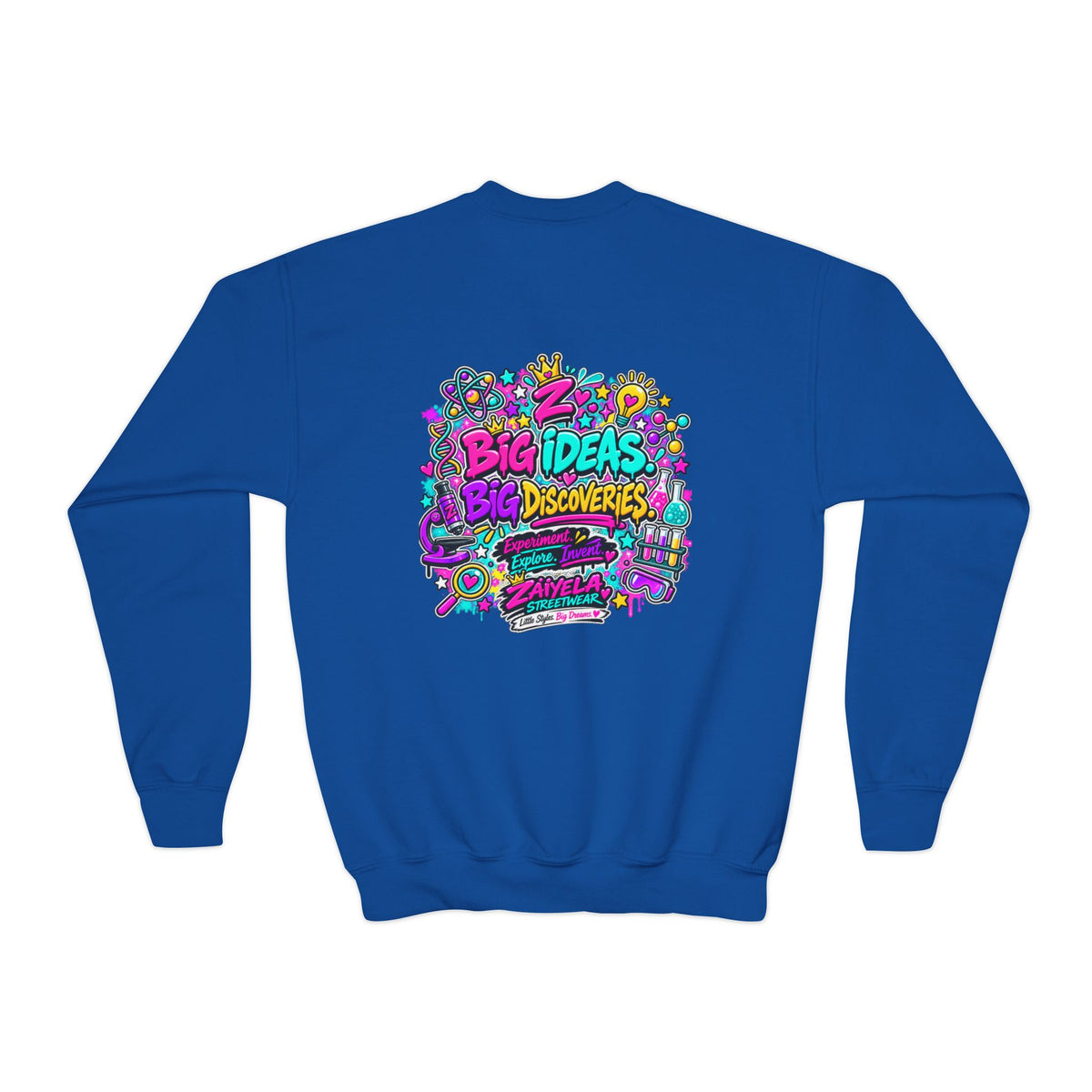 Future Scientist Youth Sweatshirt — Bright STEM Crewneck for Kids