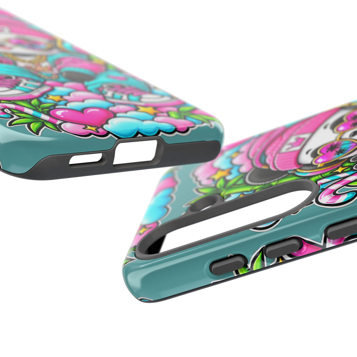 Cute Panda Phone Case Glam Panda Tropical Design