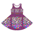 Girls' Sundress — Colorful Rainbow Pegasus AOP Dress