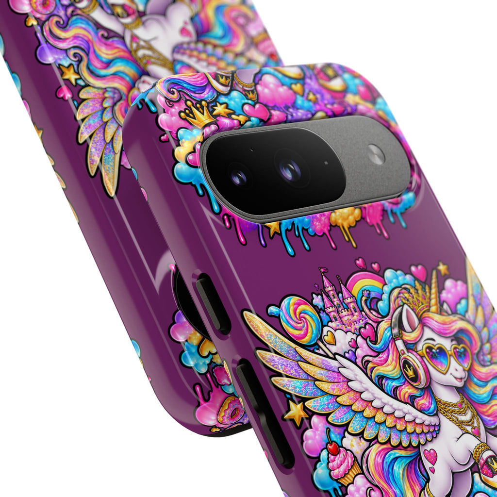 Unicorn Cute Tough Case — Colorful Rainbow Pegasus Phone Case