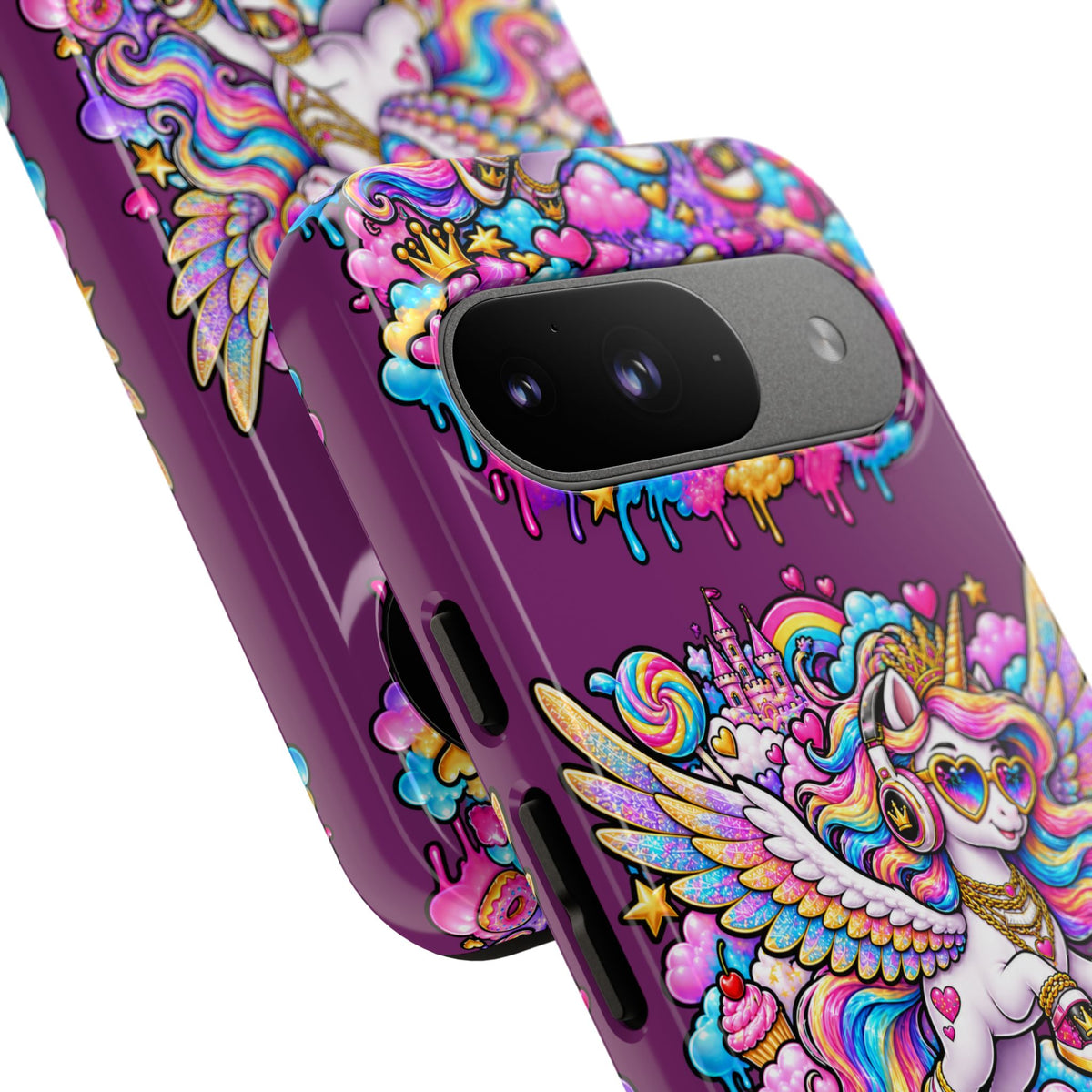 Unicorn Cute Tough Case — Colorful Rainbow Pegasus Phone Case