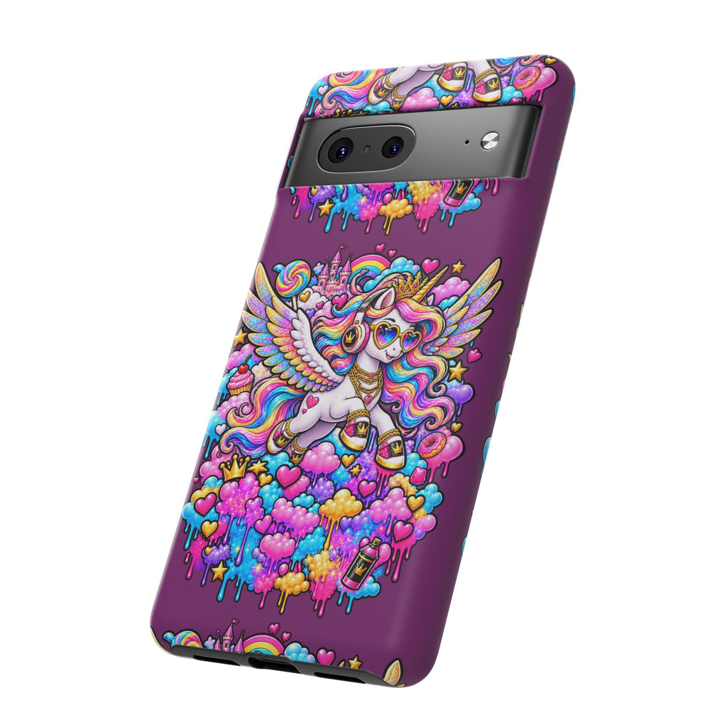 Unicorn Cute Tough Case — Colorful Rainbow Pegasus Phone Case