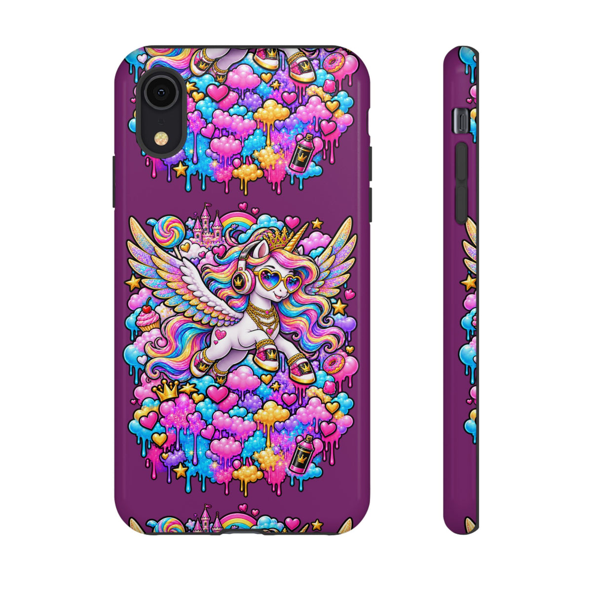 Unicorn Cute Tough Case — Colorful Rainbow Pegasus Phone Case
