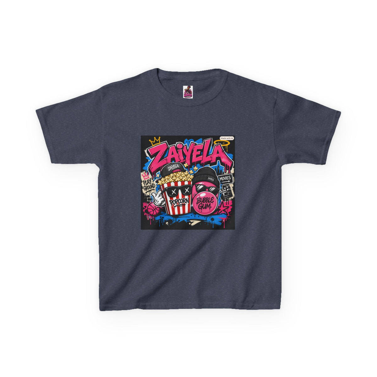 Kids T‑Shirt Big Dreams Inspiring Cartoon Tee for Aspiring Kids