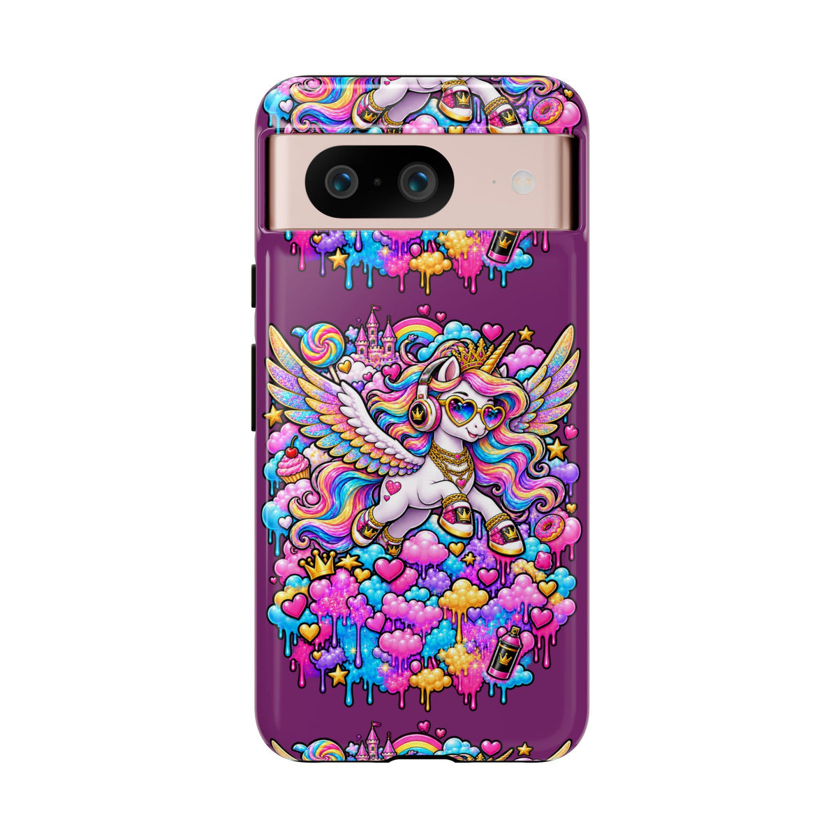 Unicorn Cute Tough Case — Colorful Rainbow Pegasus Phone Case