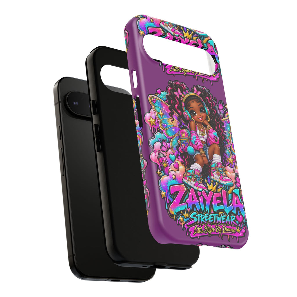 Cute Afro Rainbow Fairy Phone Case Fairy Streetwear Princess Protective Cover