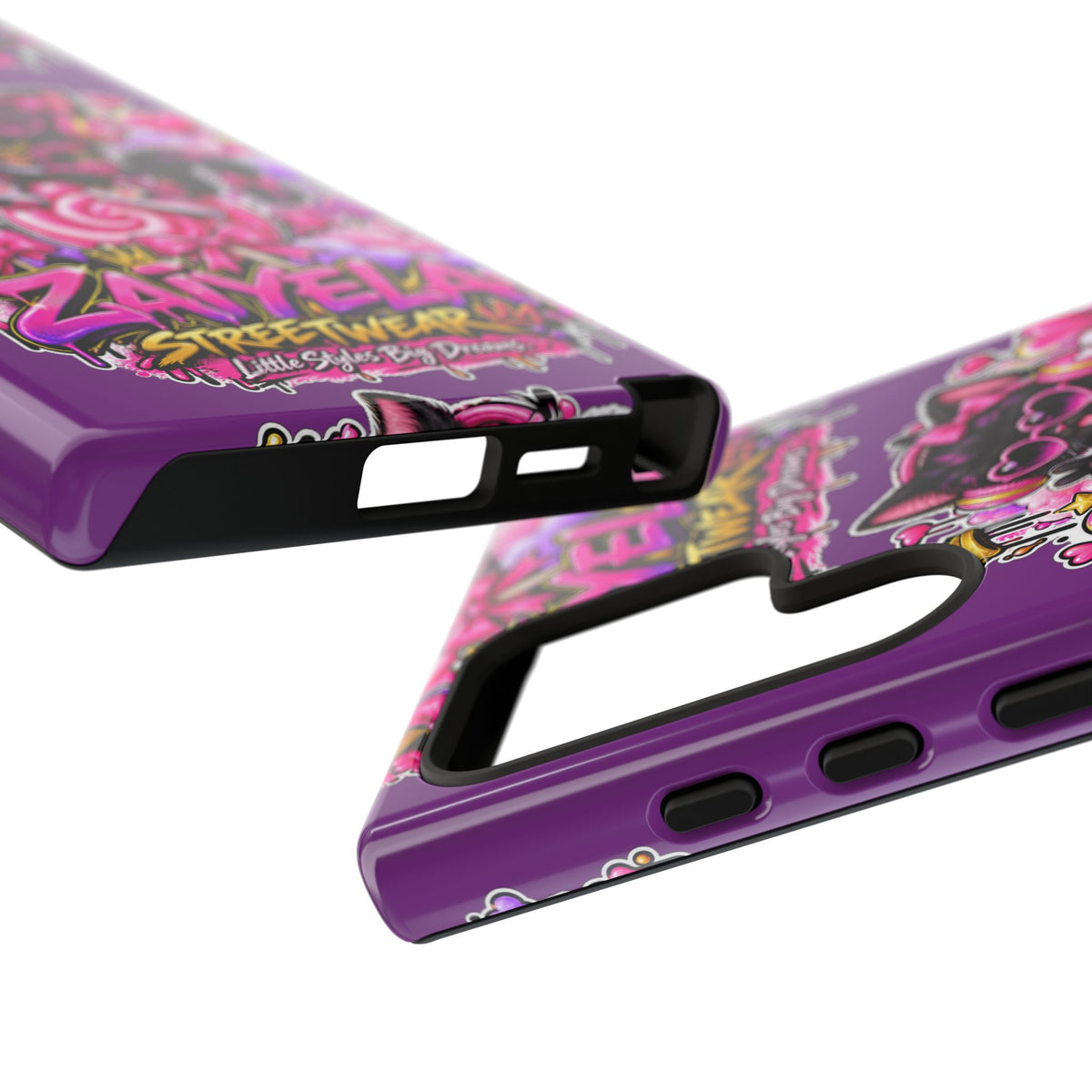 Cute Black Cat Candy Phone Case — Zaiyela Streetwear Magical Kitty