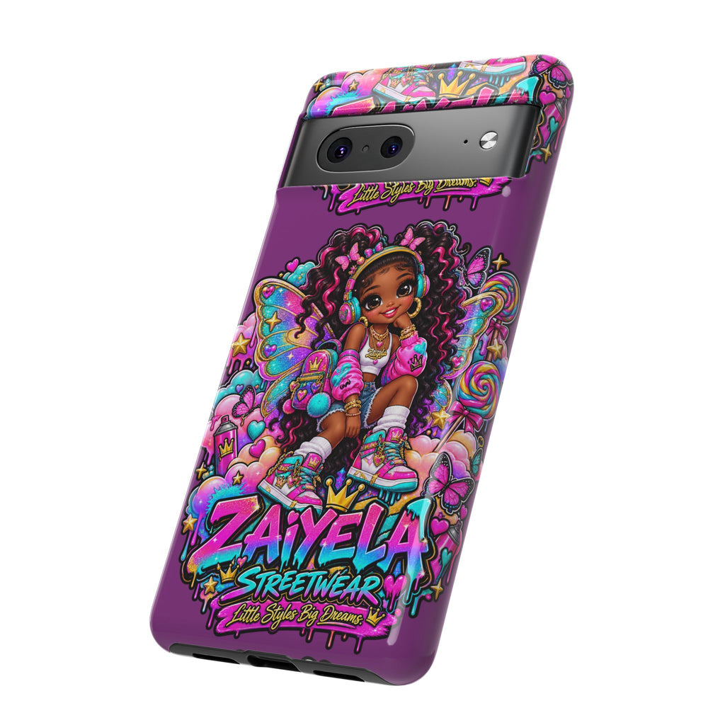 Cute Afro Rainbow Fairy Phone Case Fairy Streetwear Princess Protective Cover