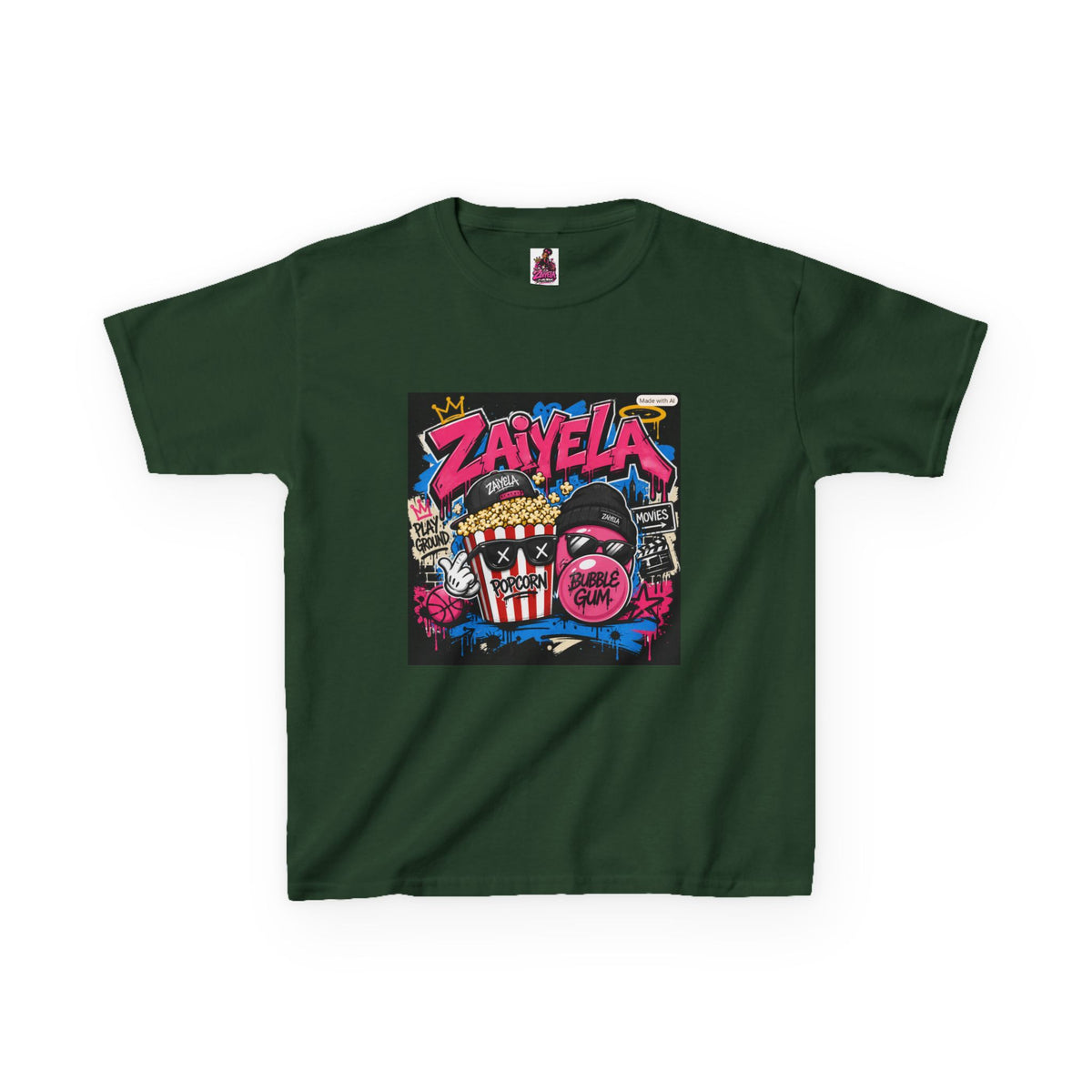 Kids T‑Shirt Big Dreams Inspiring Cartoon Tee for Aspiring Kids