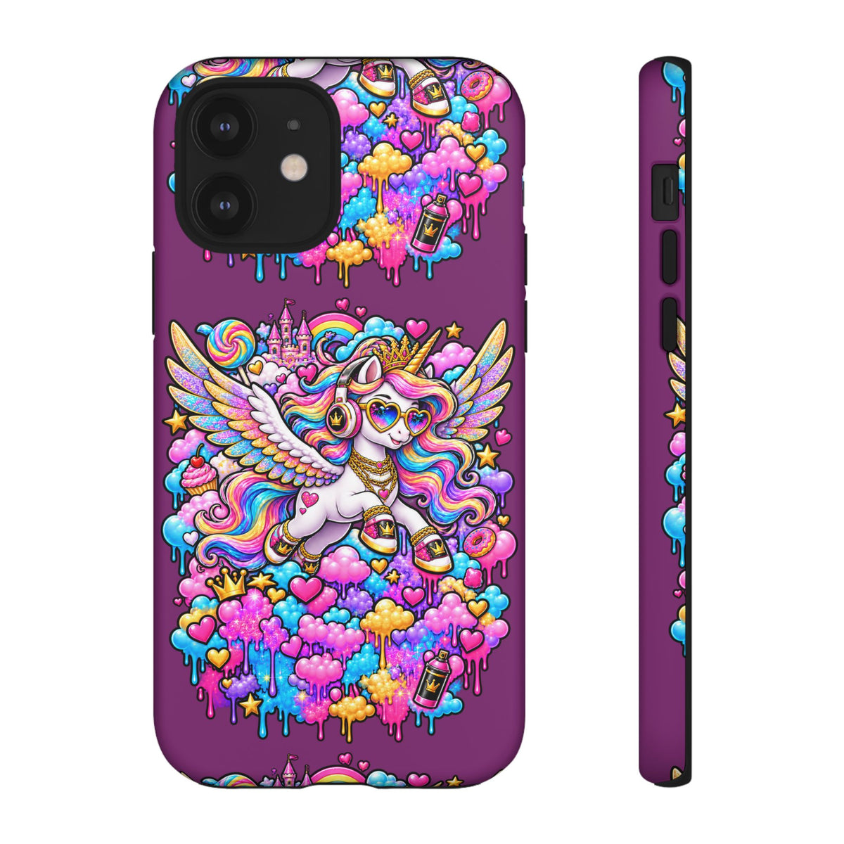 Unicorn Cute Tough Case — Colorful Rainbow Pegasus Phone Case
