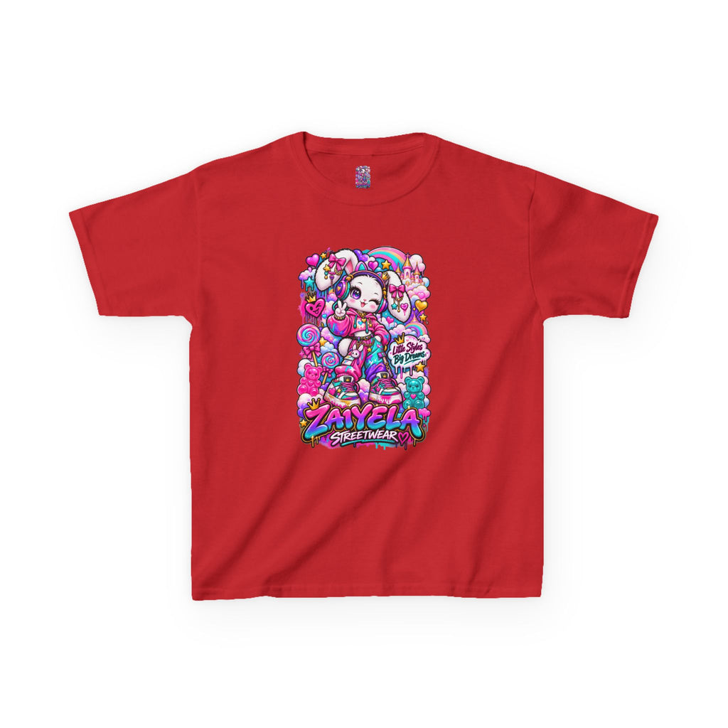 Kids Tee — Colorful Anime Candy Character Bunny Candy Dream
