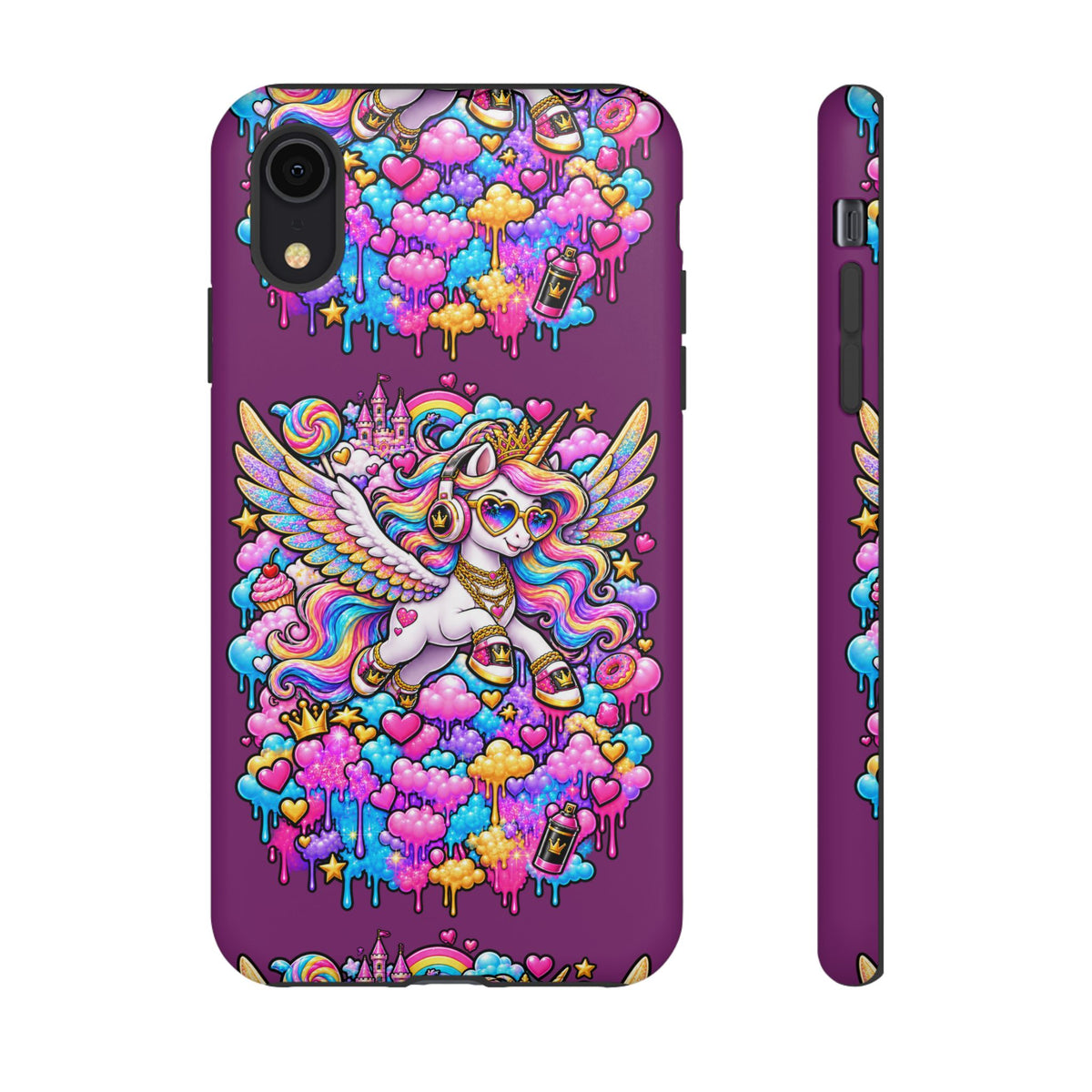 Unicorn Cute Tough Case — Colorful Rainbow Pegasus Phone Case