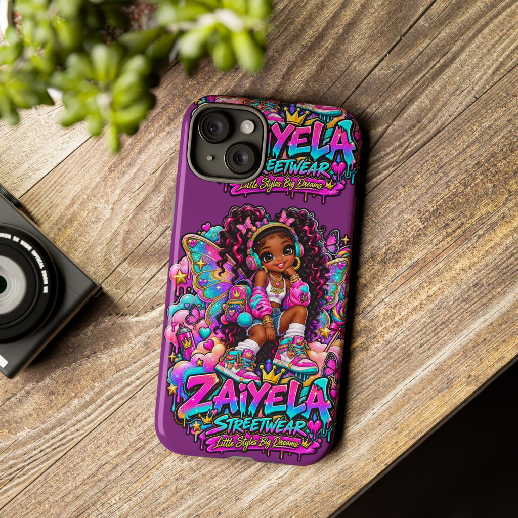 Cute Afro Rainbow Fairy Phone Case Fairy Streetwear Princess Protective Cover