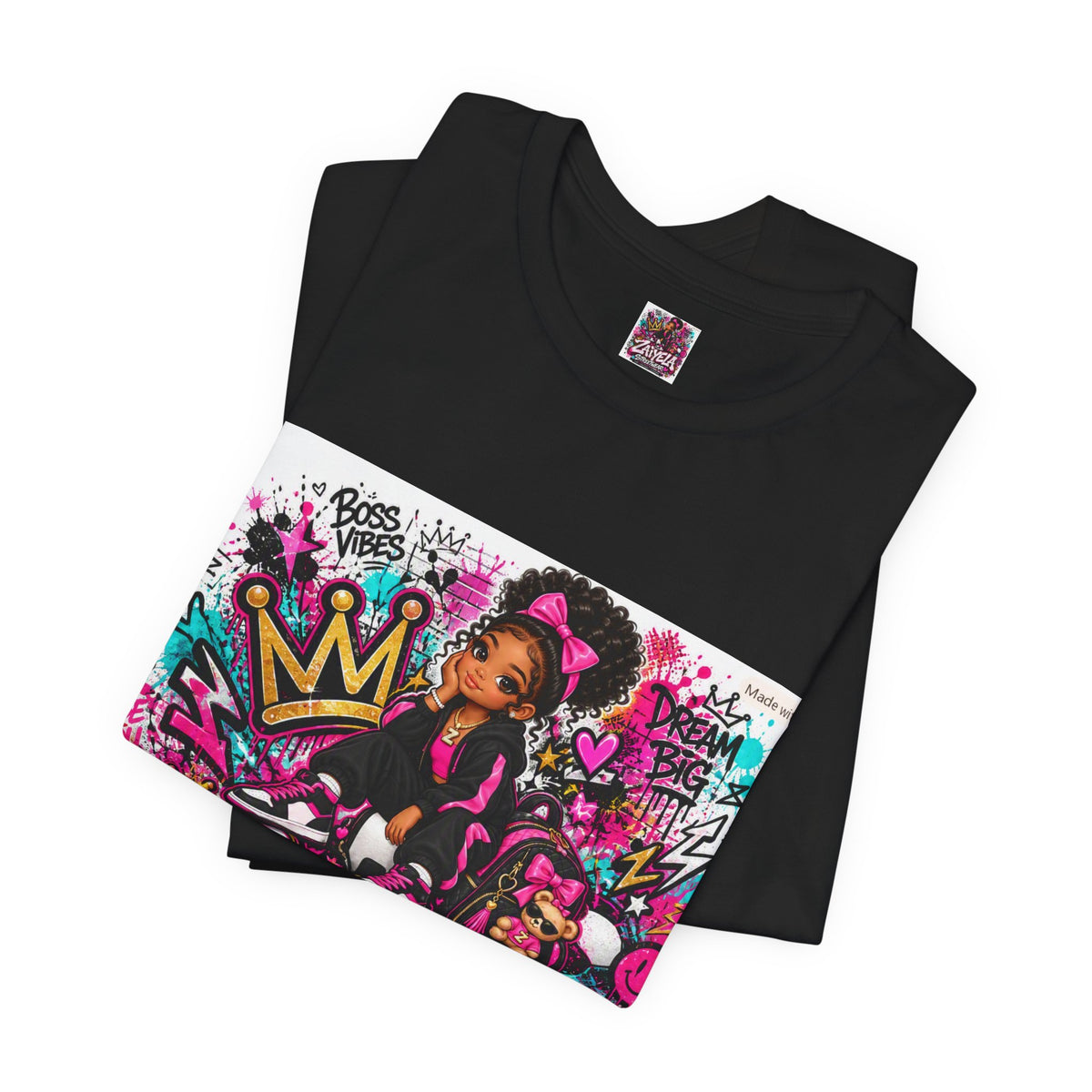 Zaiyela Streetwear Graffiti Tee