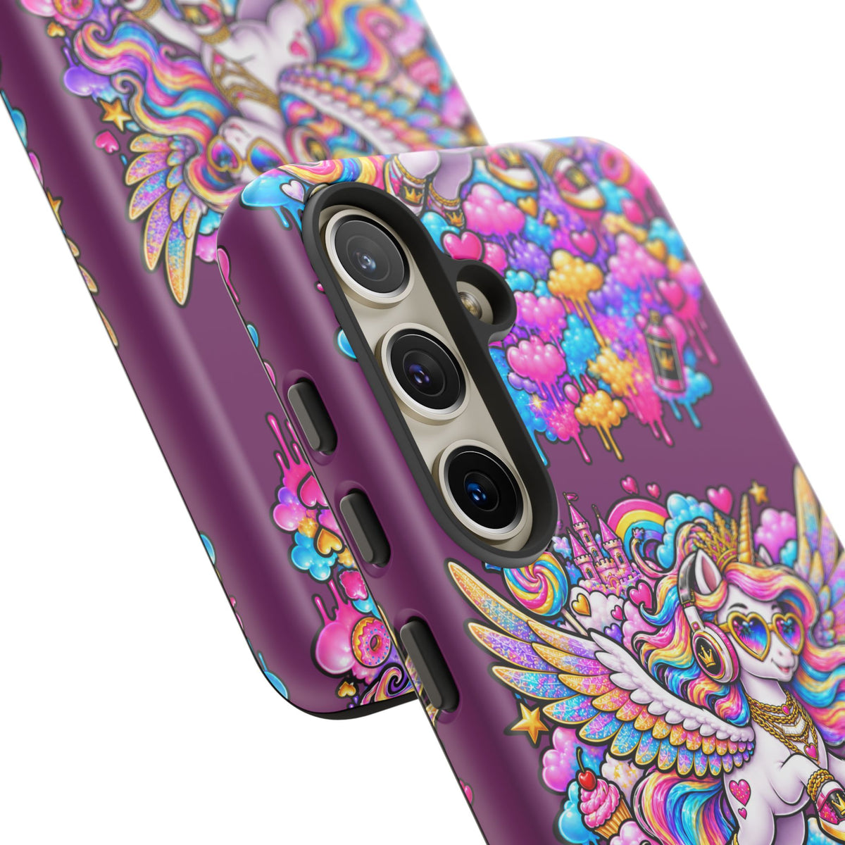 Unicorn Cute Tough Case — Colorful Rainbow Pegasus Phone Case