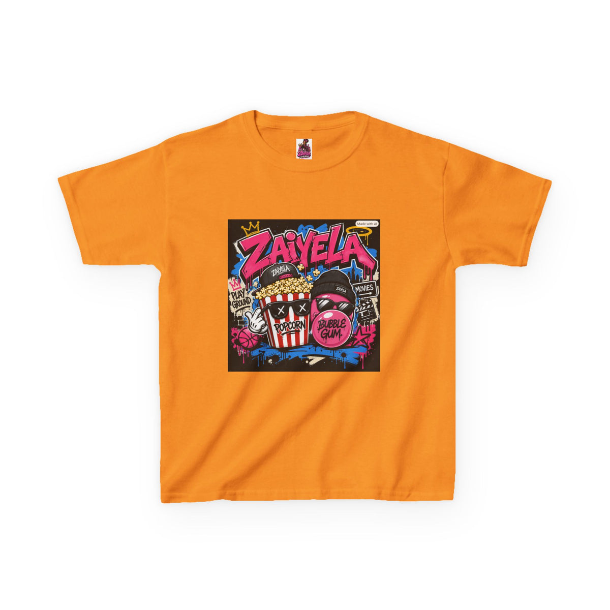 Kids T‑Shirt Big Dreams Inspiring Cartoon Tee for Aspiring Kids