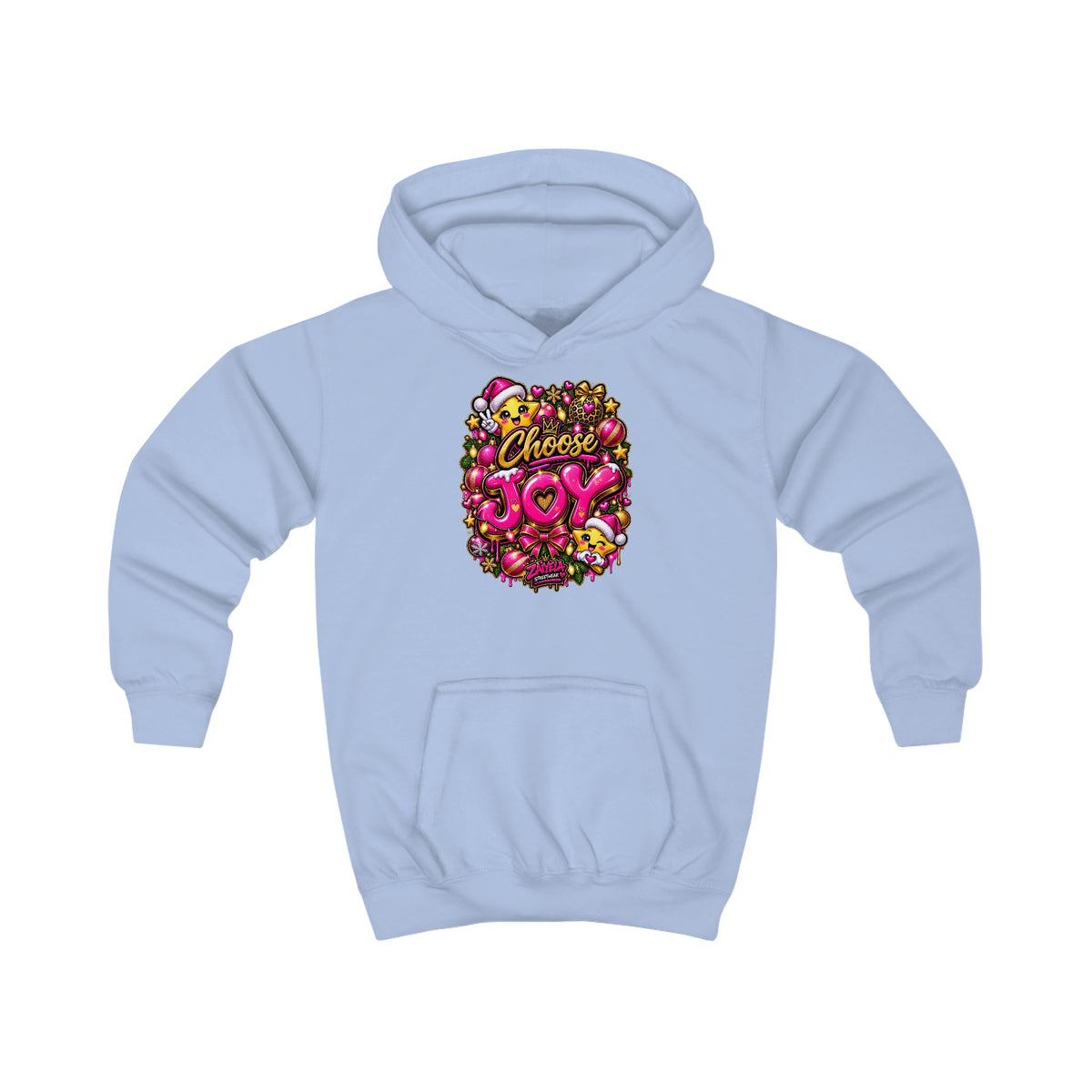 Kids Hoodie Choose Joy Holiday Graphic Hoodie for Kids
