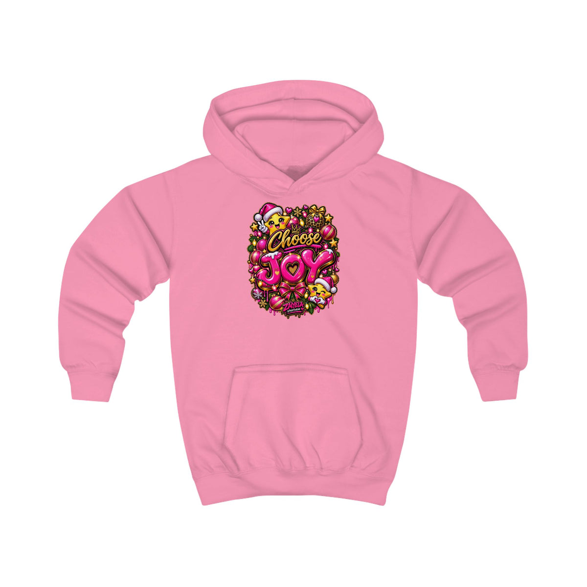 Kids Hoodie Choose Joy Holiday Graphic Hoodie for Kids
