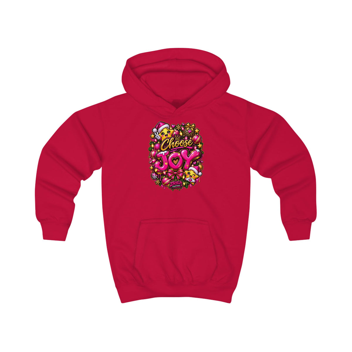 Kids Hoodie Choose Joy Holiday Graphic Hoodie for Kids