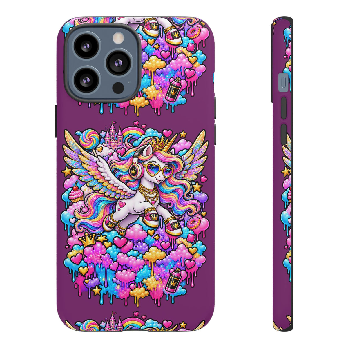 Unicorn Cute Tough Case — Colorful Rainbow Pegasus Phone Case
