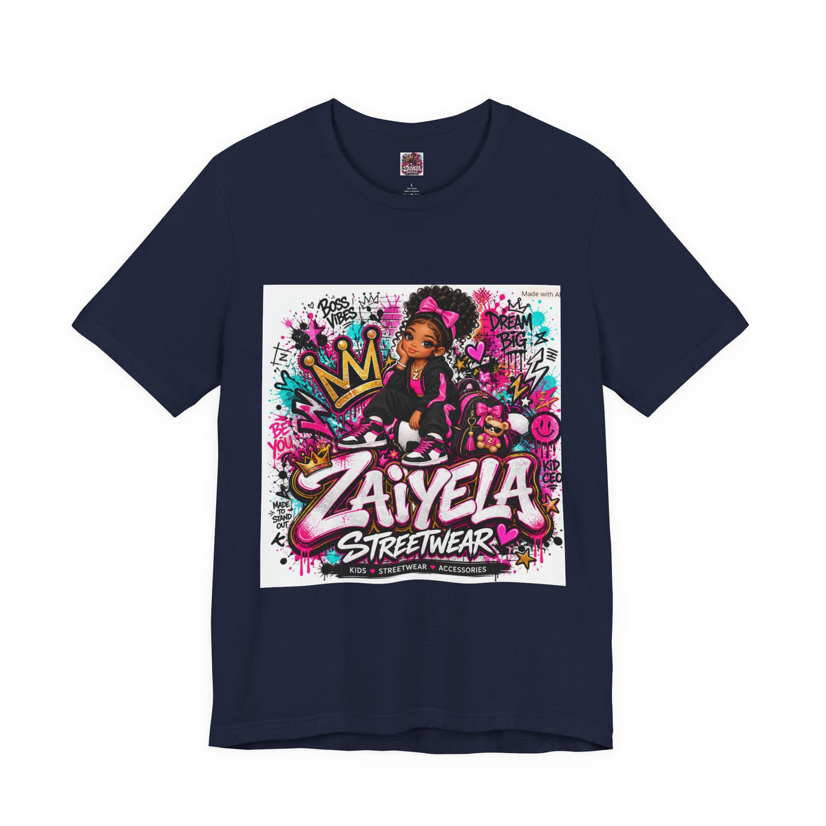Zaiyela Streetwear Graffiti Tee