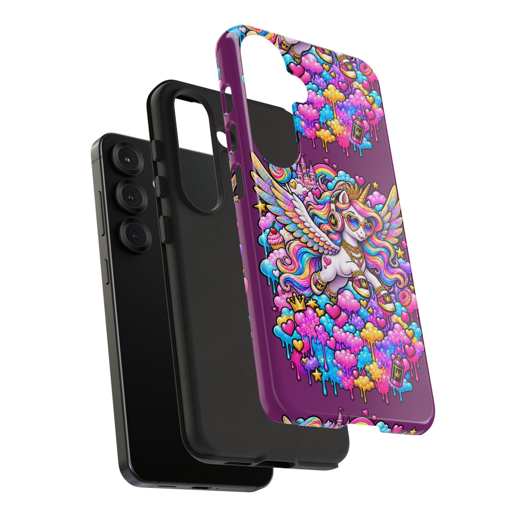 Unicorn Cute Tough Case — Colorful Rainbow Pegasus Phone Case