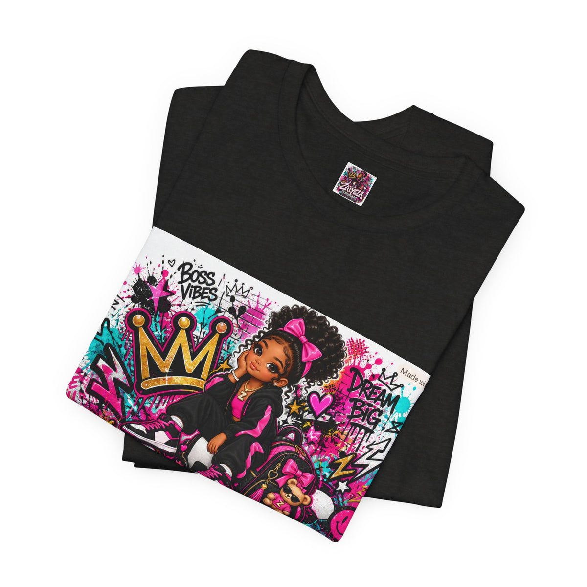 Zaiyela Streetwear Graffiti Tee