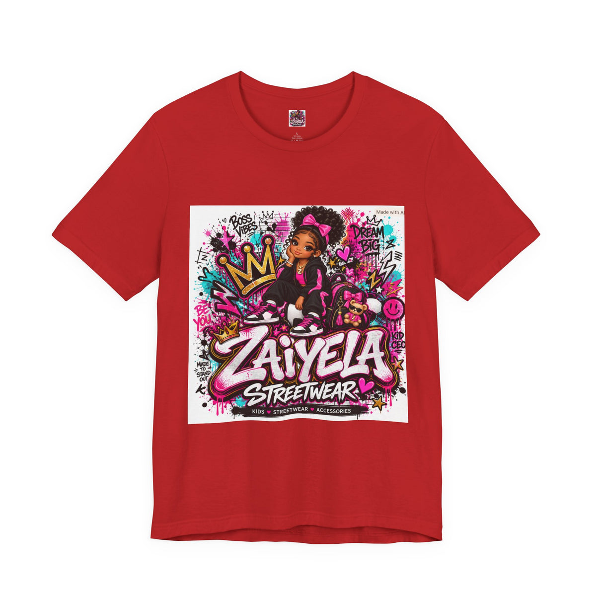 Zaiyela Streetwear Graffiti Tee
