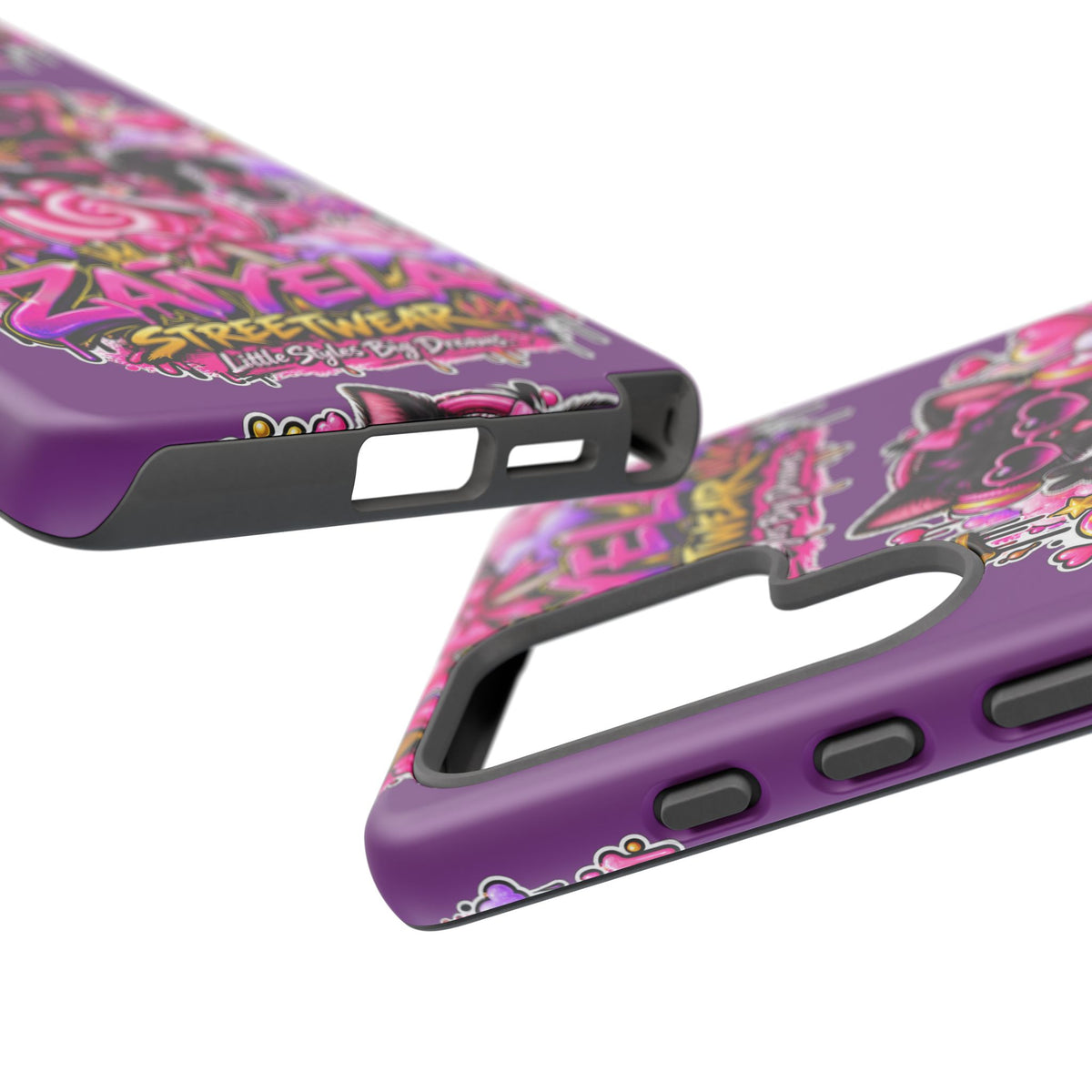 Cute Black Cat Candy Phone Case — Zaiyela Streetwear Magical Kitty