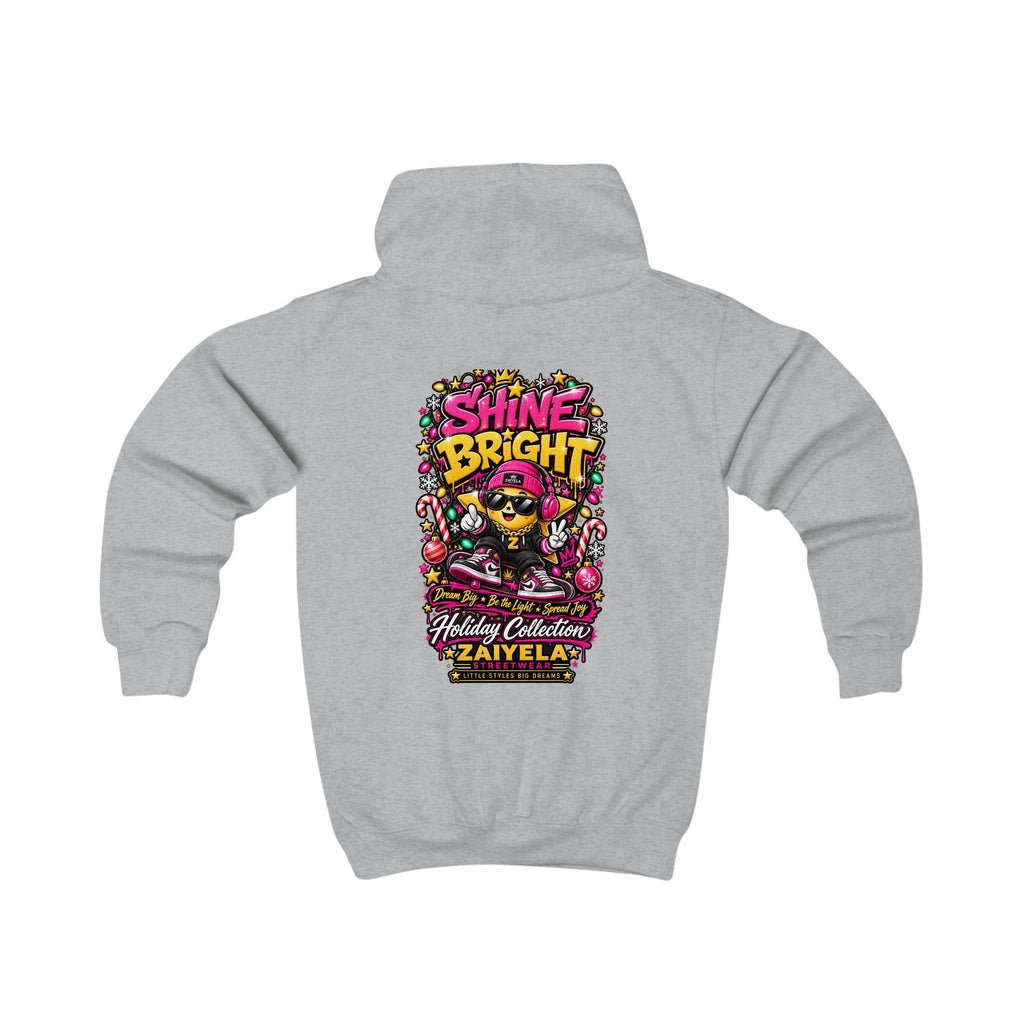 Kids Hoodie I Am the Sparkle Colorful Holiday Graphic Hoodie
