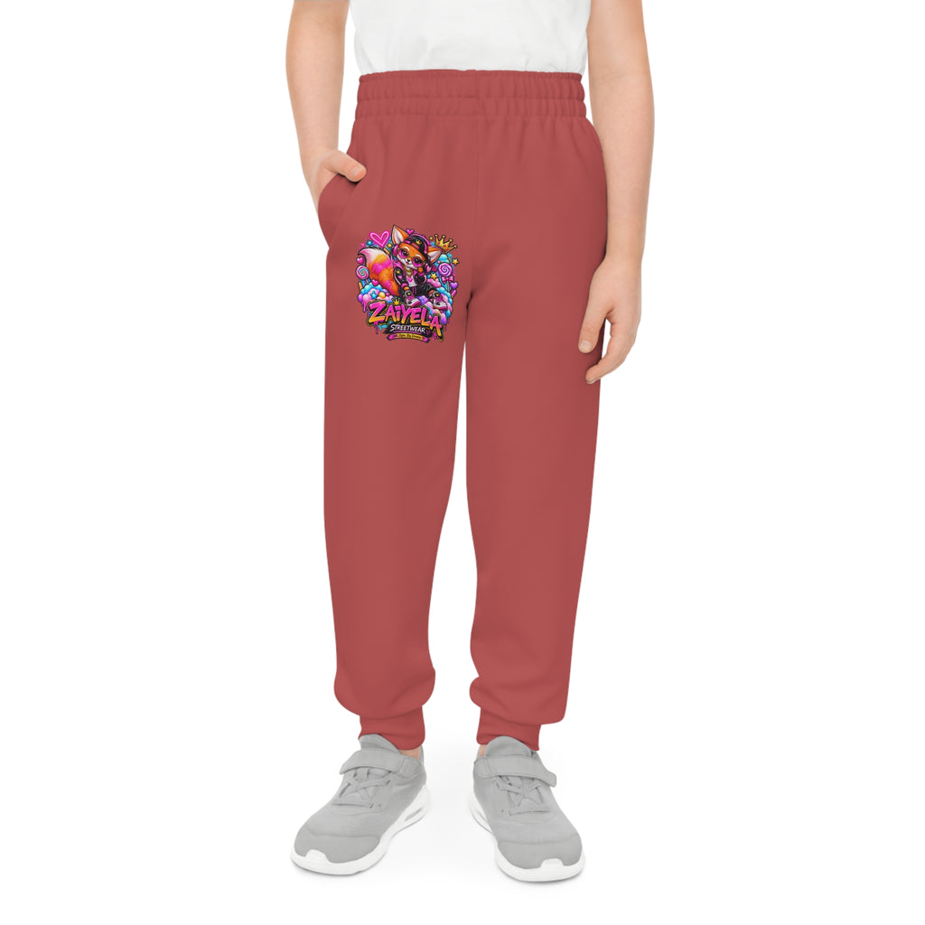 Youth Joggers — Colorful Fox Streetwear Star Sweatpants