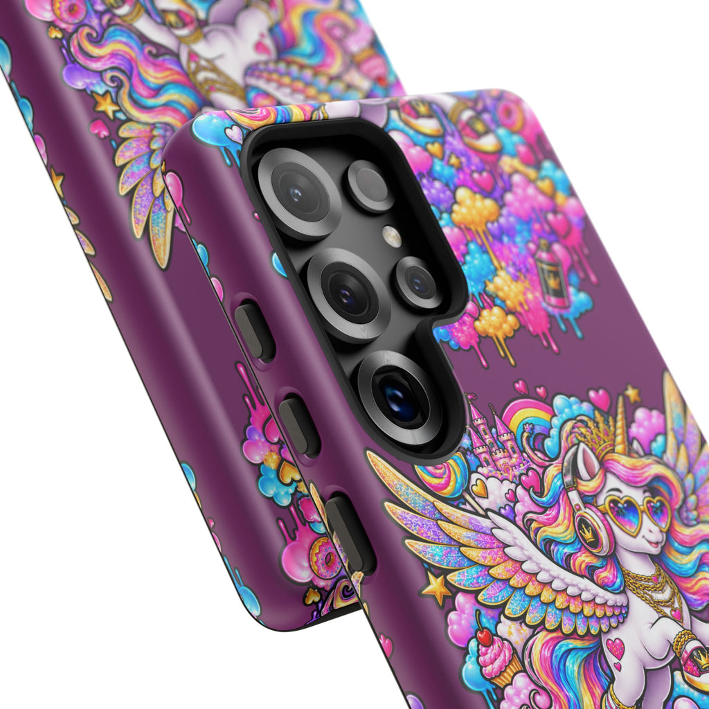 Unicorn Cute Tough Case — Colorful Rainbow Pegasus Phone Case