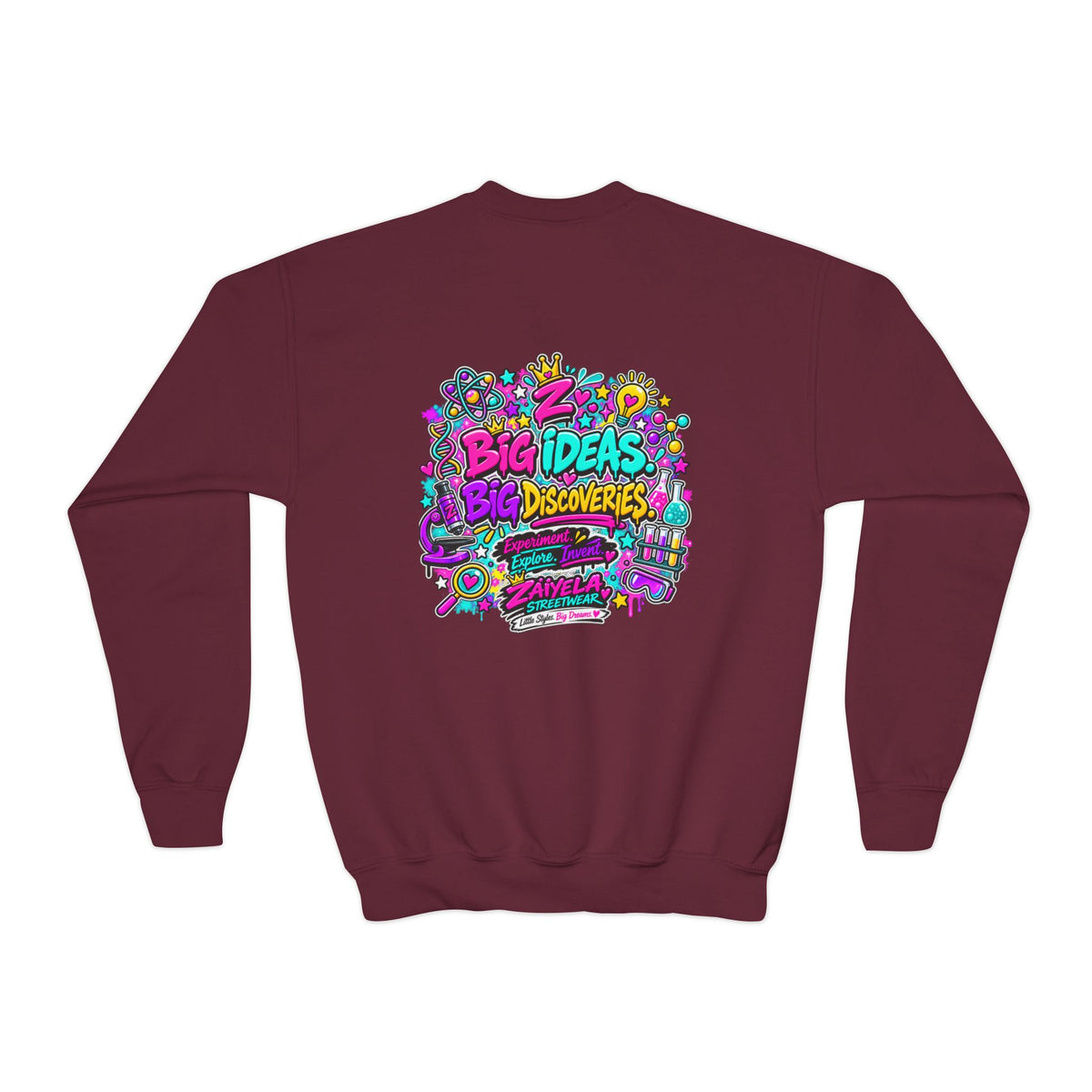 Future Scientist Youth Sweatshirt — Bright STEM Crewneck for Kids