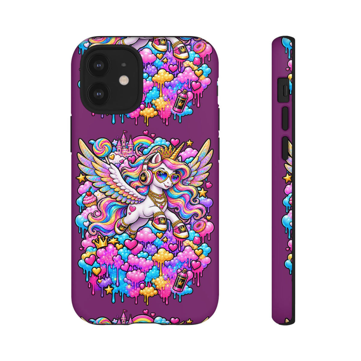 Unicorn Cute Tough Case — Colorful Rainbow Pegasus Phone Case