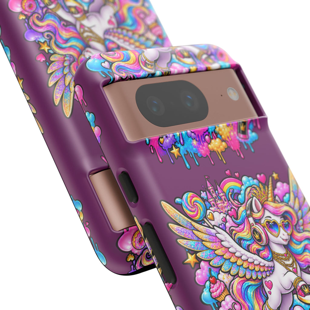 Unicorn Cute Tough Case — Colorful Rainbow Pegasus Phone Case