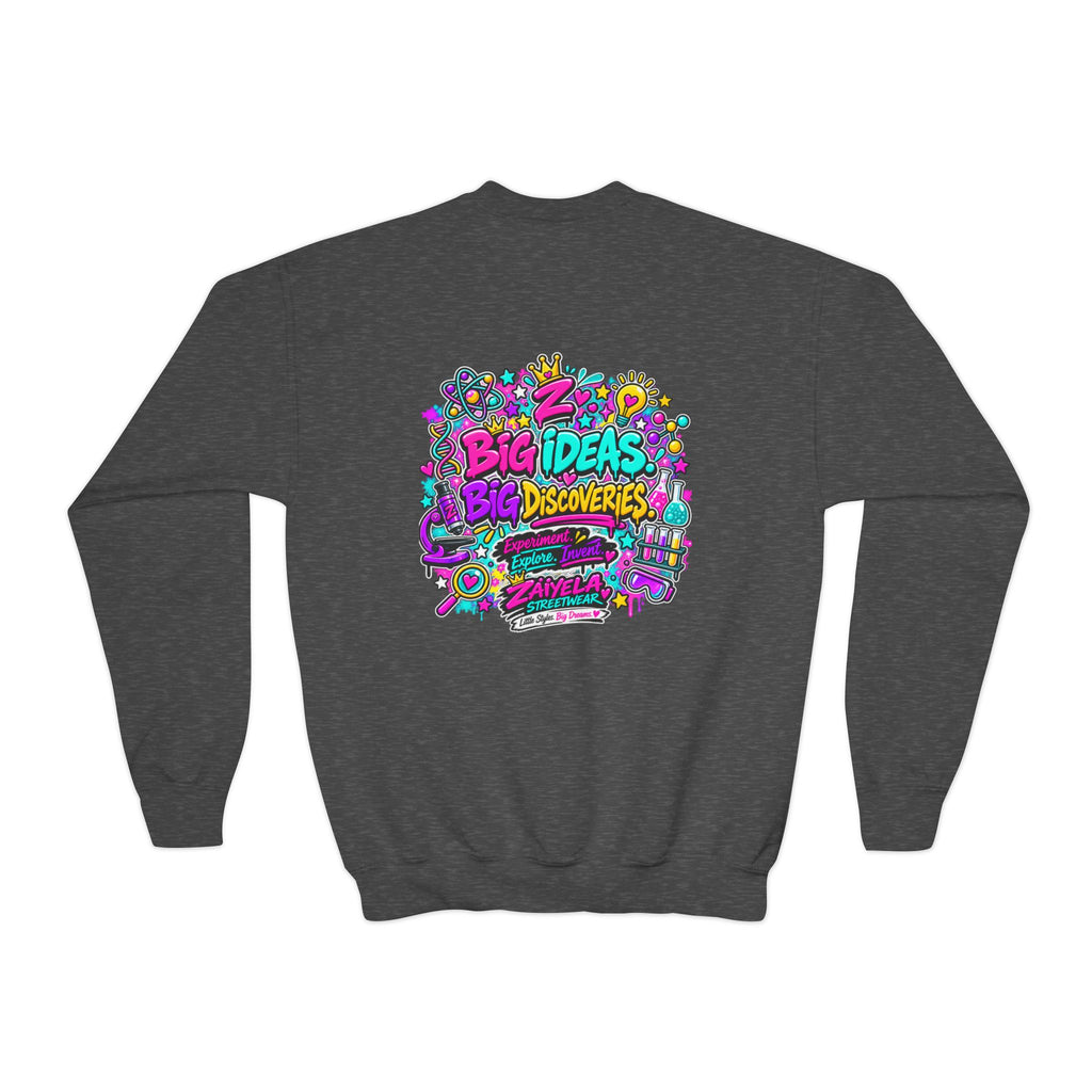 Future Scientist Youth Sweatshirt — Bright STEM Crewneck for Kids
