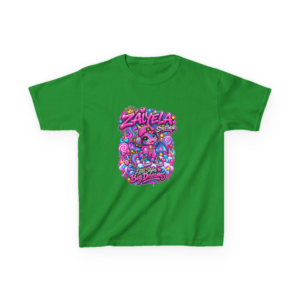 Kids Tee — Colorful Candy Galaxy "Zayelia" Graphic