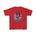 Kids T‑Shirt — Colorful Fairy Streetwear Princess Cartoon Girl Graphic Shirt for Kids