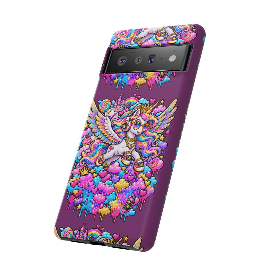 Unicorn Cute Tough Case — Colorful Rainbow Pegasus Phone Case