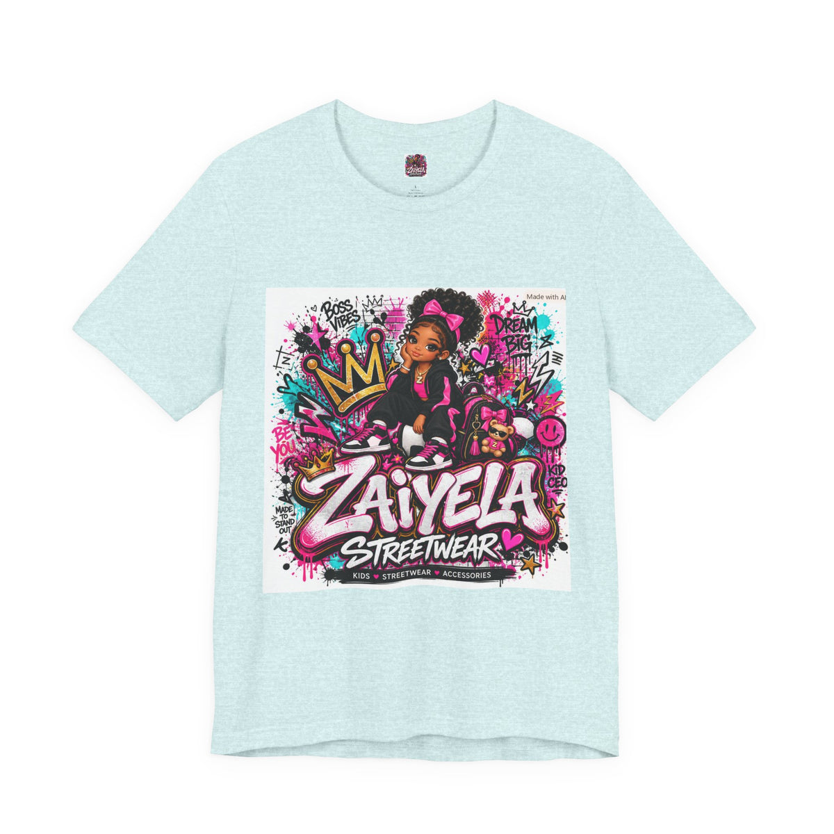 Zaiyela Streetwear Graffiti Tee