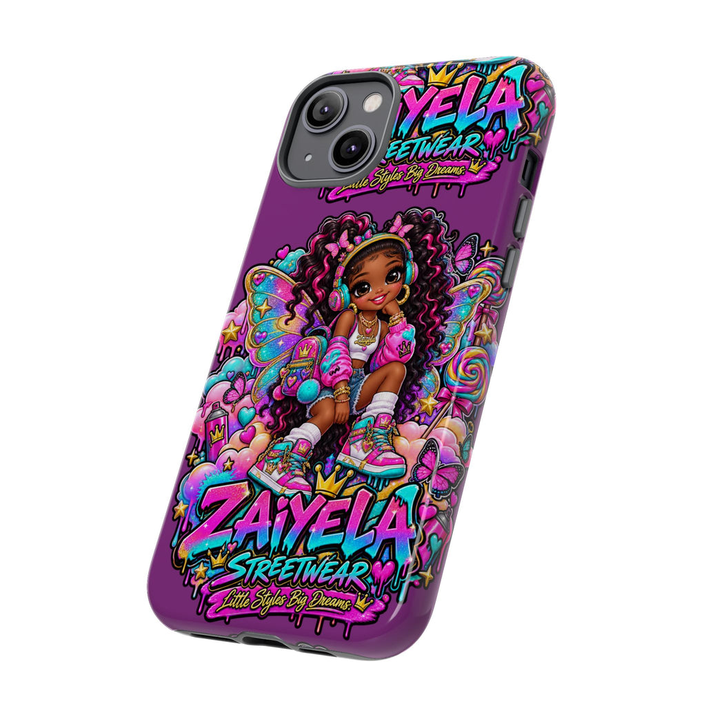 Cute Afro Rainbow Fairy Phone Case Fairy Streetwear Princess Protective Cover