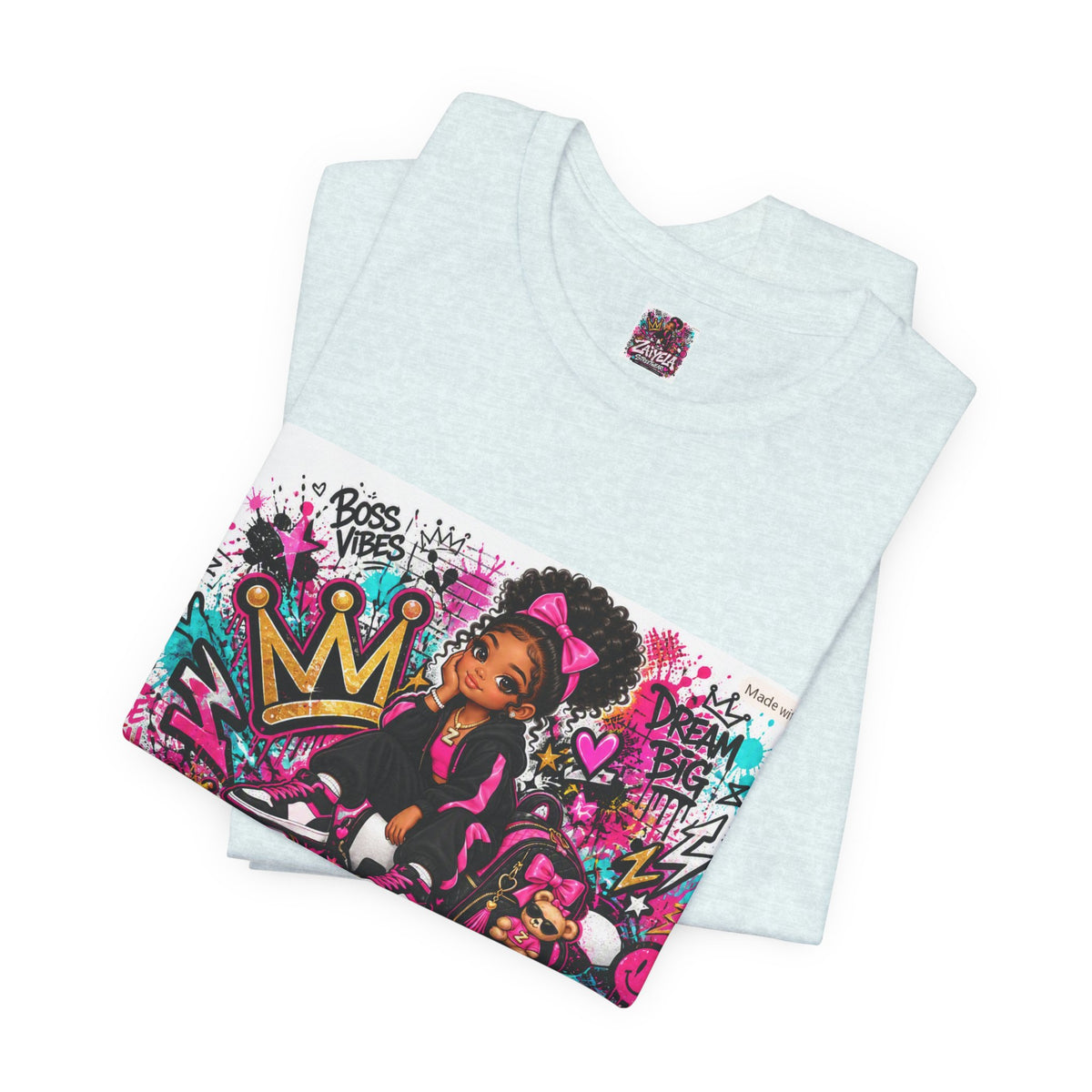 Zaiyela Streetwear Graffiti Tee