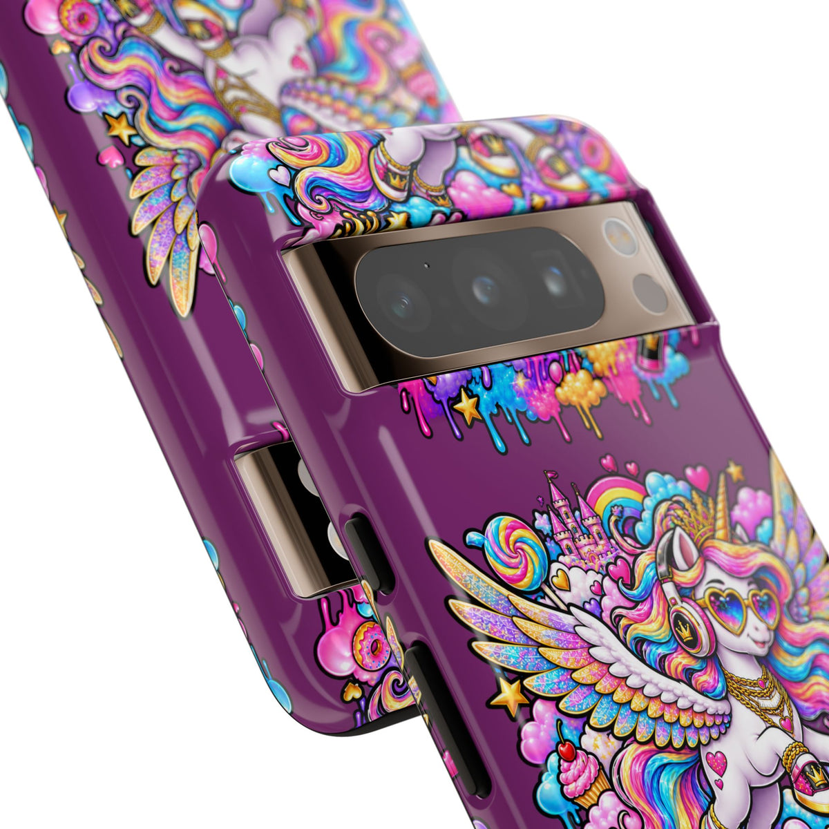 Unicorn Cute Tough Case — Colorful Rainbow Pegasus Phone Case