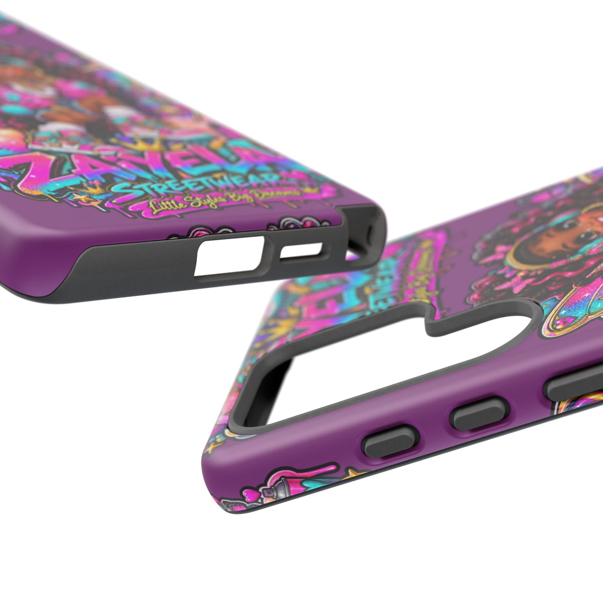 Cute Afro Rainbow Fairy Phone Case Fairy Streetwear Princess Protective Cover